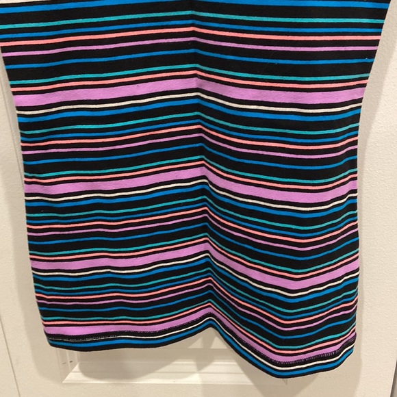 Ivivva Black & Pastel Striped Spaghetti Strap Tank Top - Picture 3 of 5